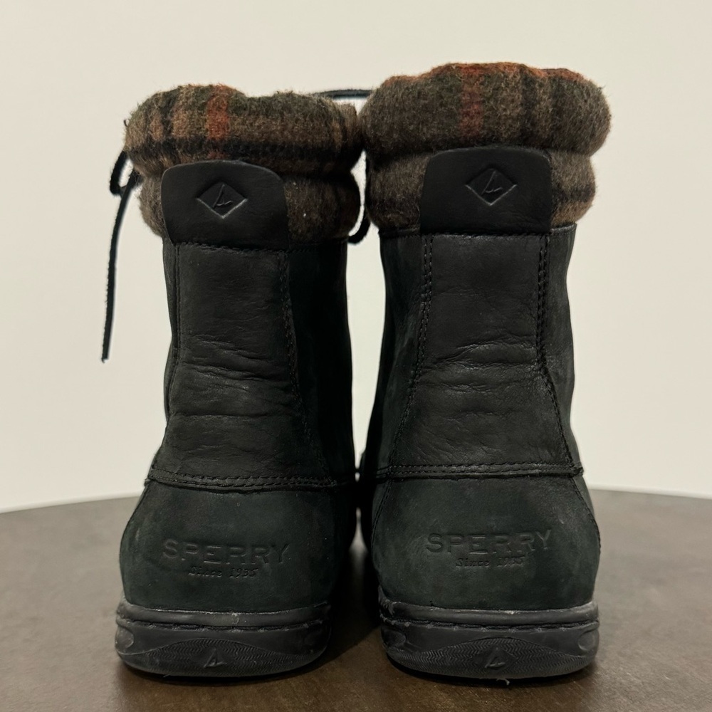 EUC Sperry Top Sider Bootie - Black Suede - Size 9.5 - Picture 2 of 6